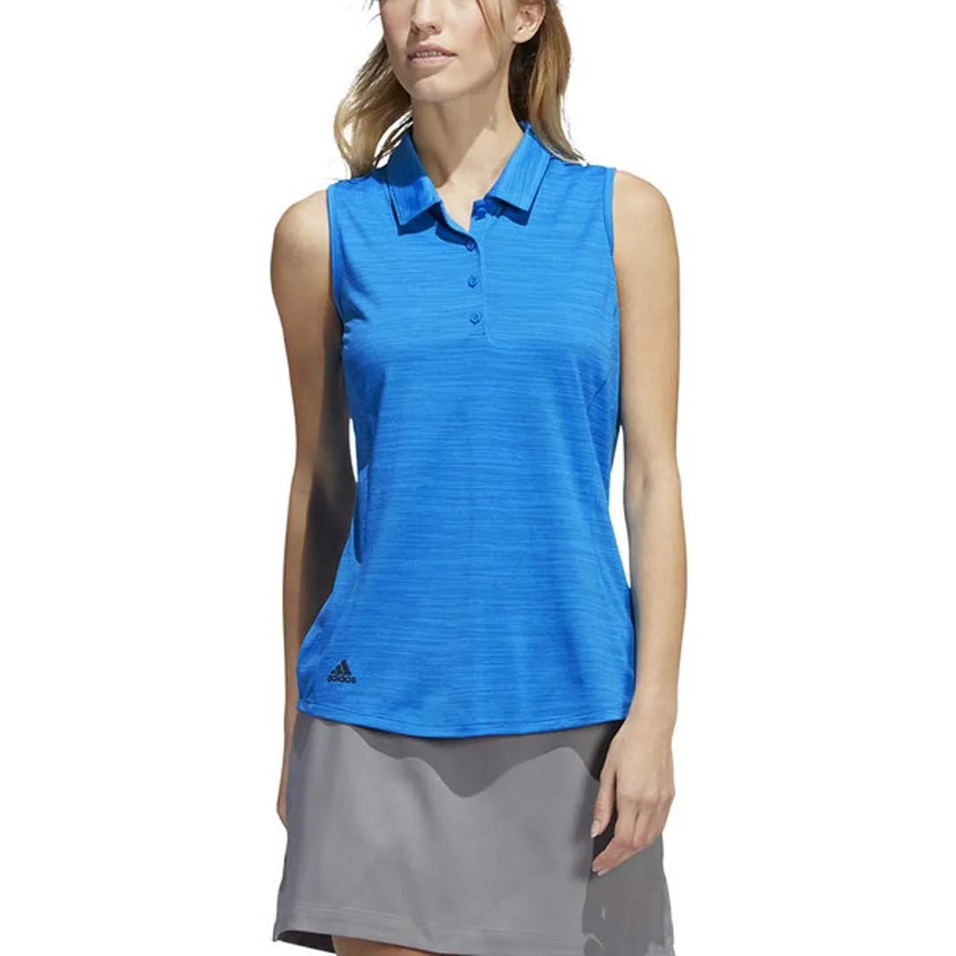 adidas - Women's Space-Dyed Sleeveless Polo (HA6066)