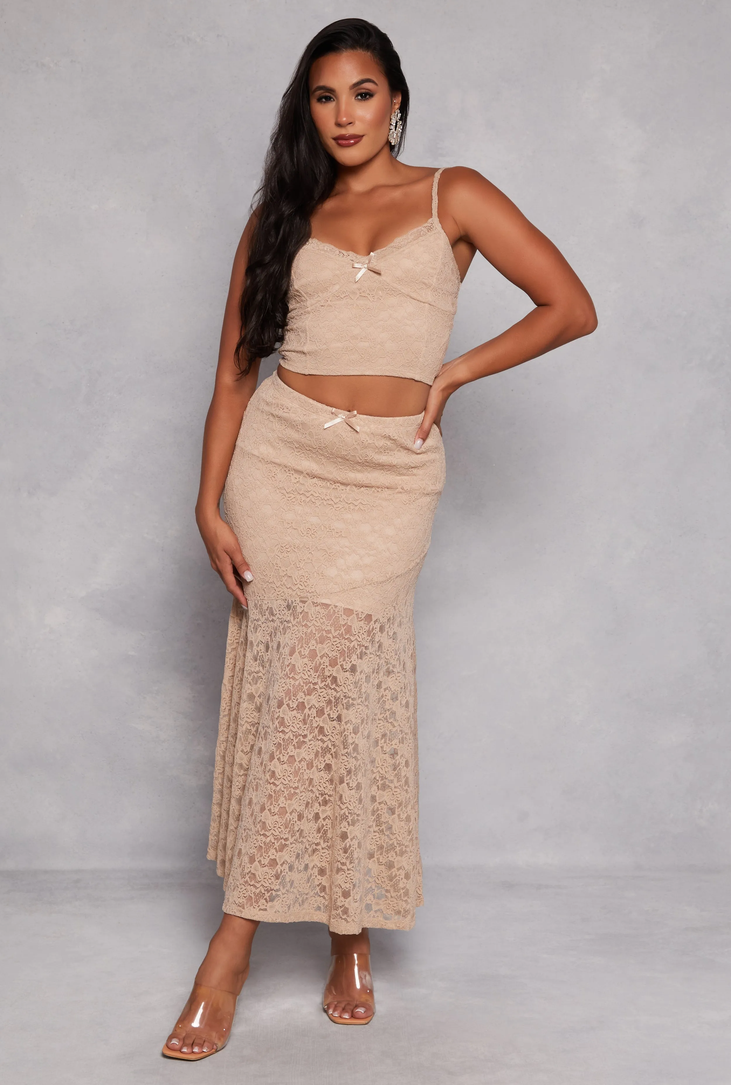 Almost Famous Bow Lace Cami