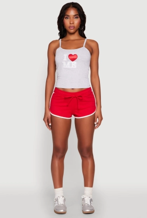 Almost Famous Contrast Trim Dolphin Shorts
