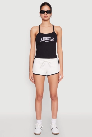 Almost Famous Contrast Trim Dolphin Shorts