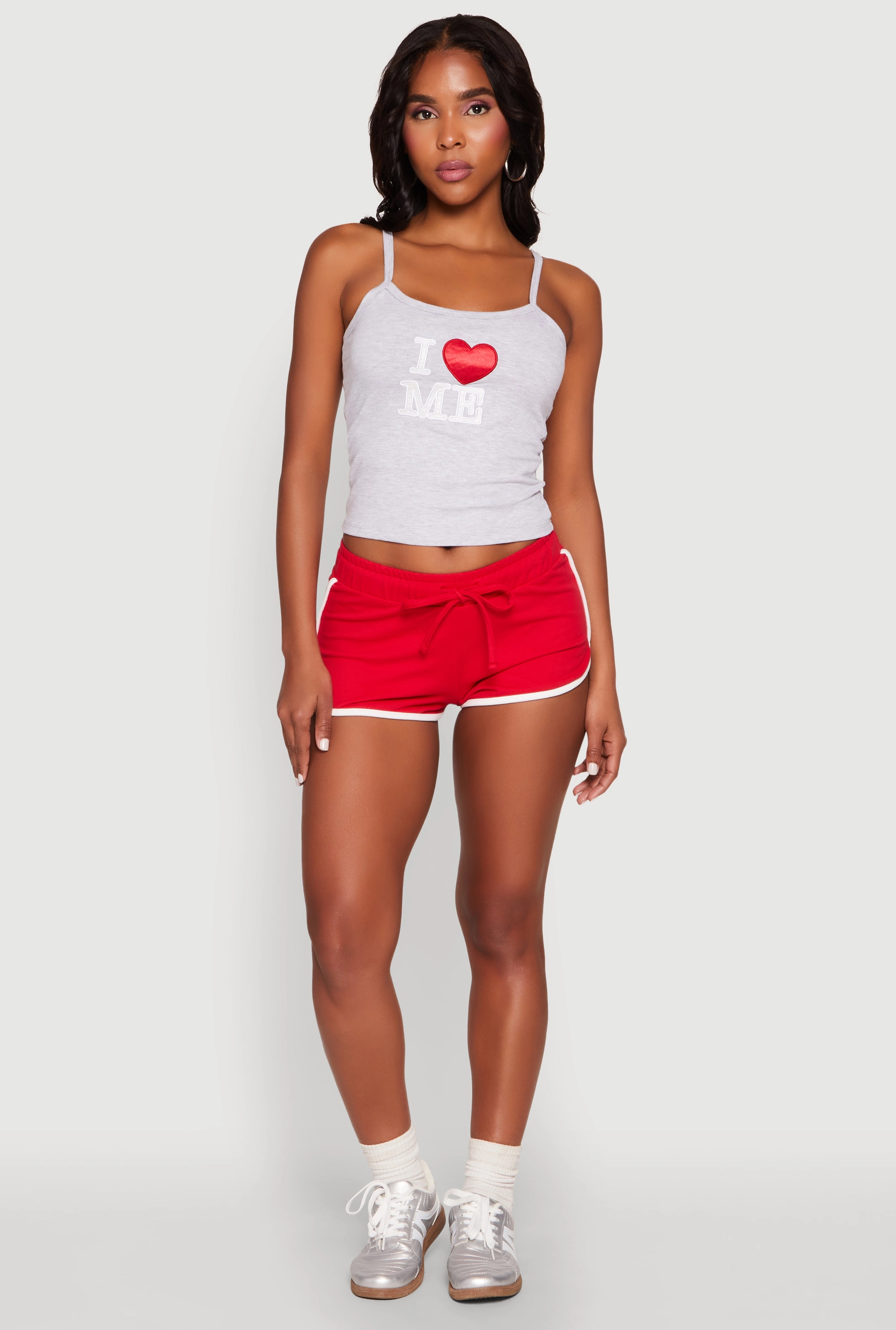 Almost Famous Contrast Trim Dolphin Shorts