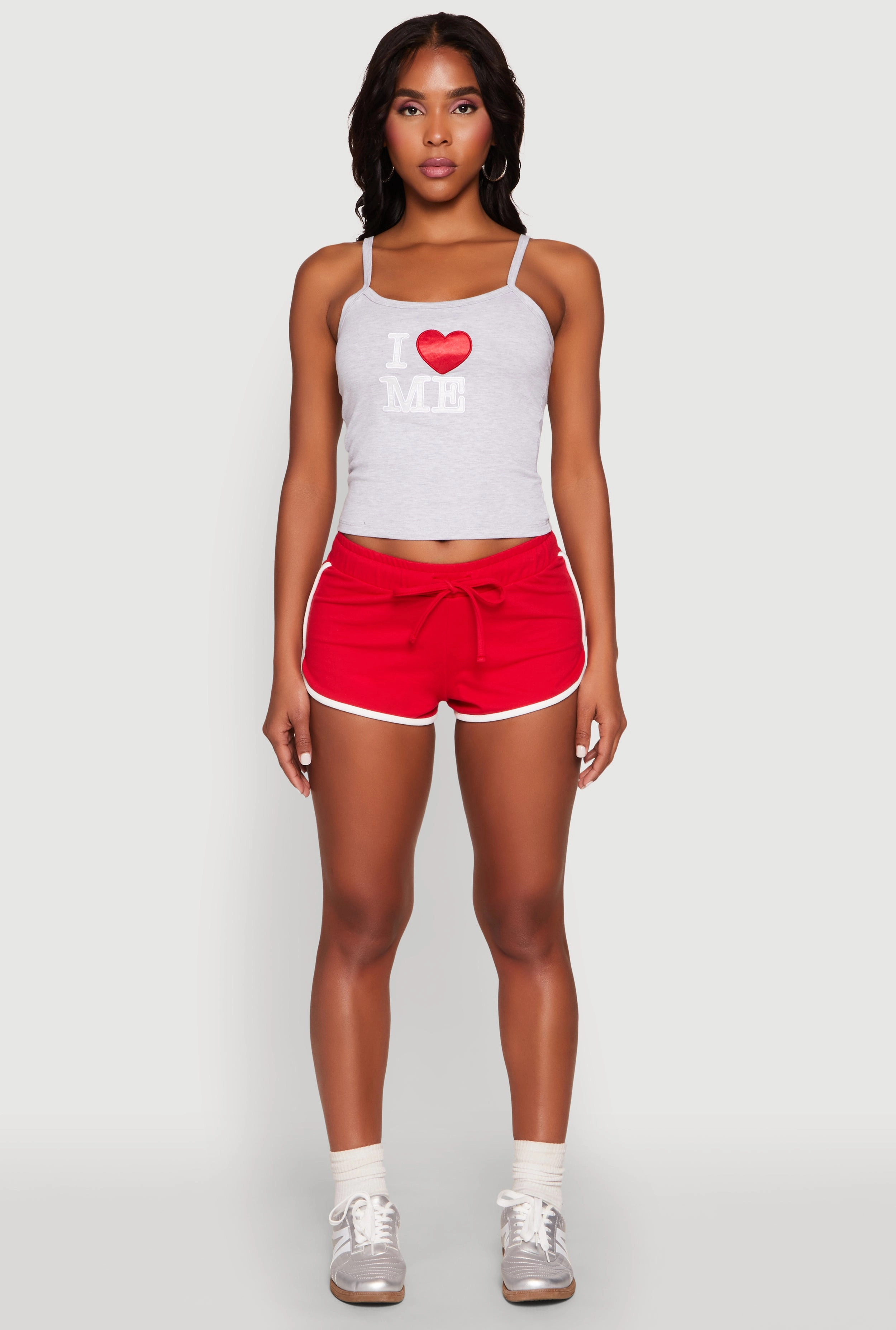 Almost Famous Contrast Trim Dolphin Shorts