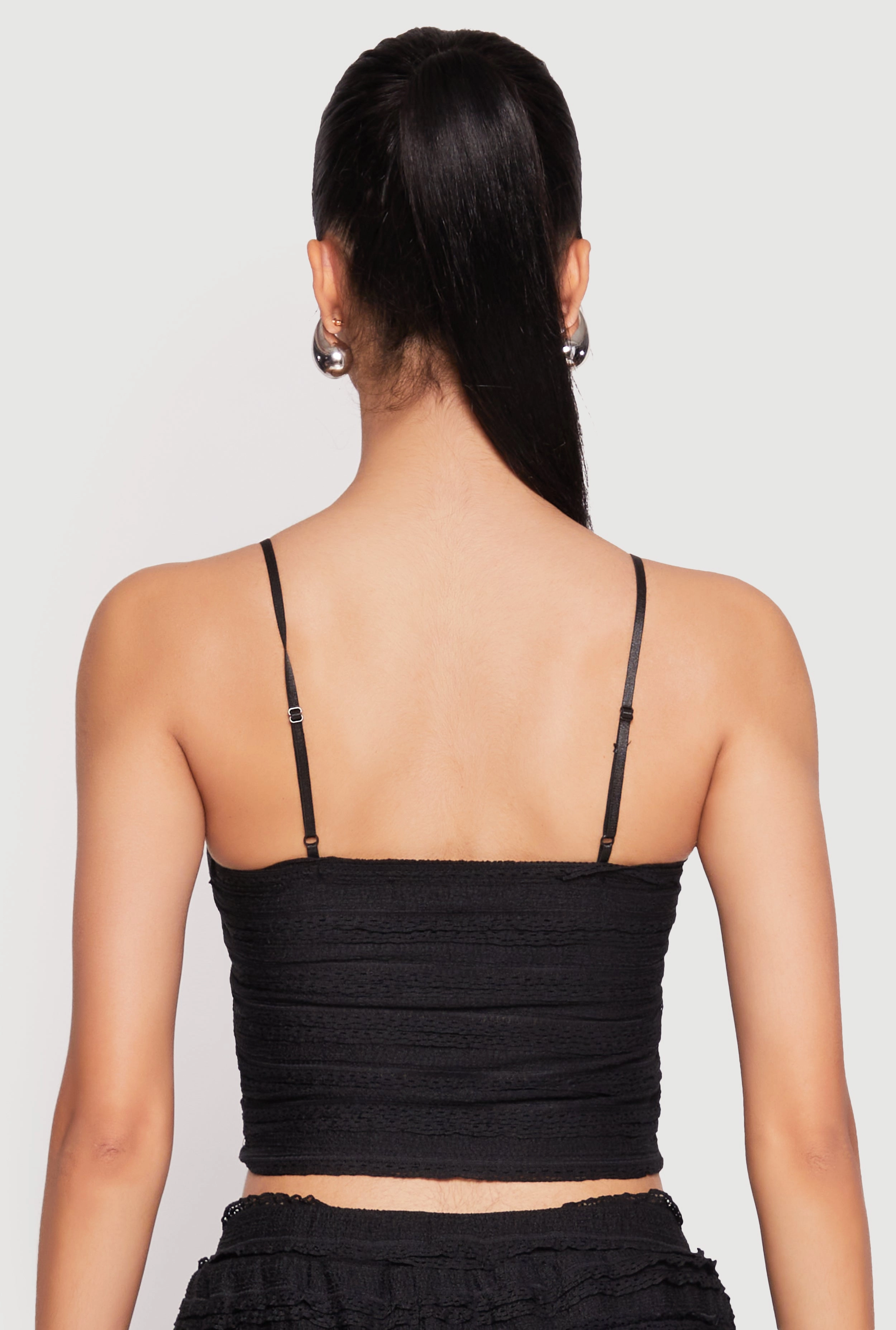 Almost Famous Tiered Cropped Cami