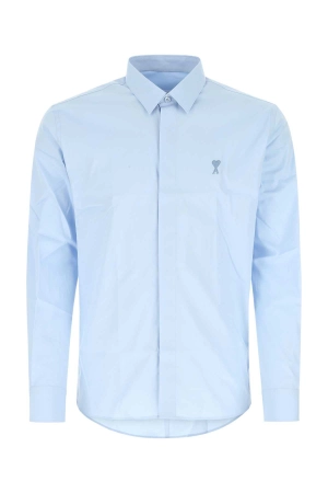AMI Logo Embroidered Long-Sleeved Shirt