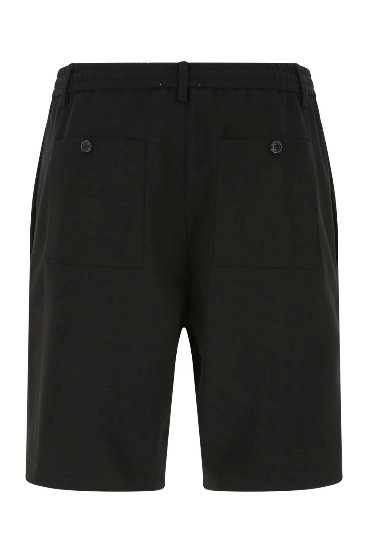 AMI Pleat Detailed Bermuda Shorts