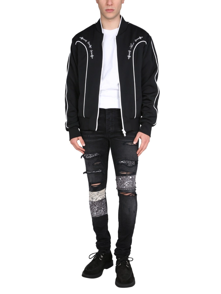 Amiri Western Embroidered Motif Track Jacket