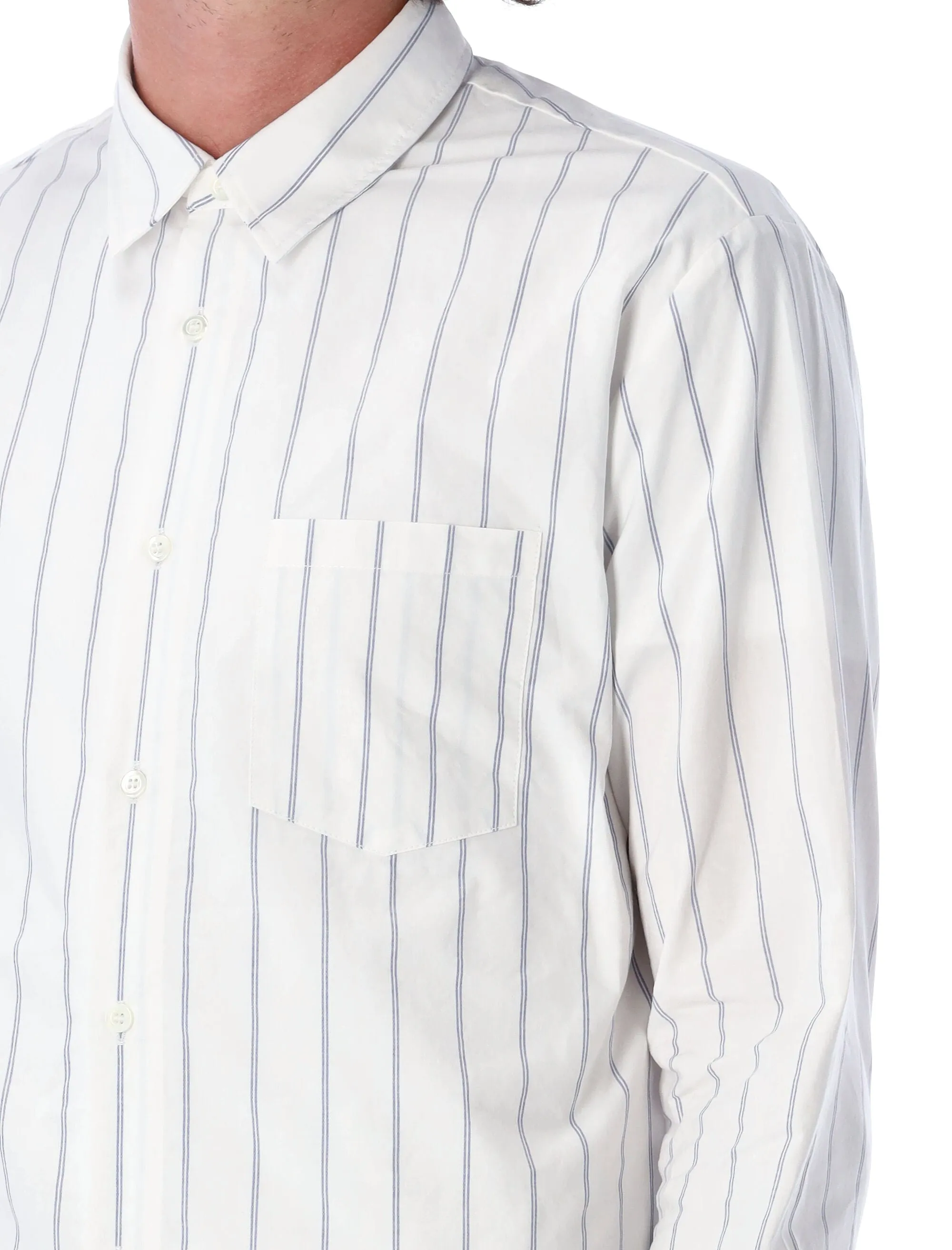 A.P.C Clement Striped Button-Up Shirt