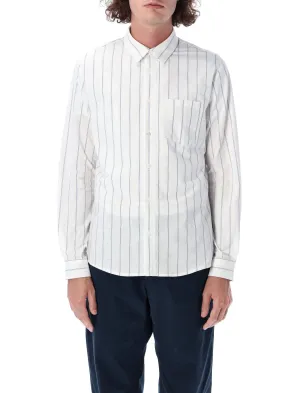 A.P.C Clement Striped Button-Up Shirt