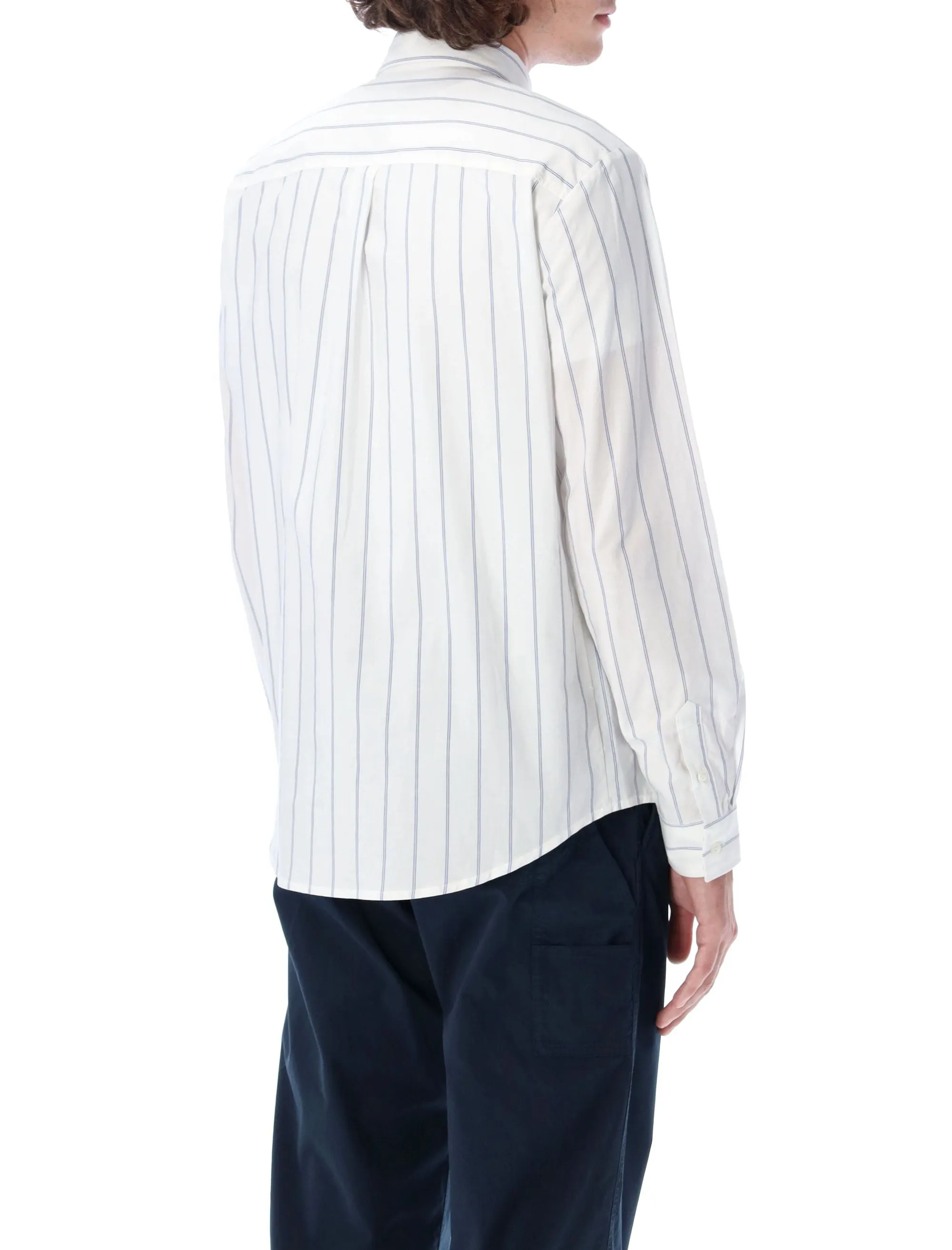 A.P.C Clement Striped Button-Up Shirt