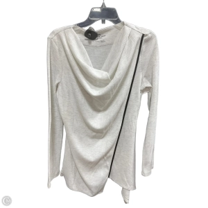 Athletic Top Long Sleeve Crewneck By Andrew Marc In Grey, Size: Xl