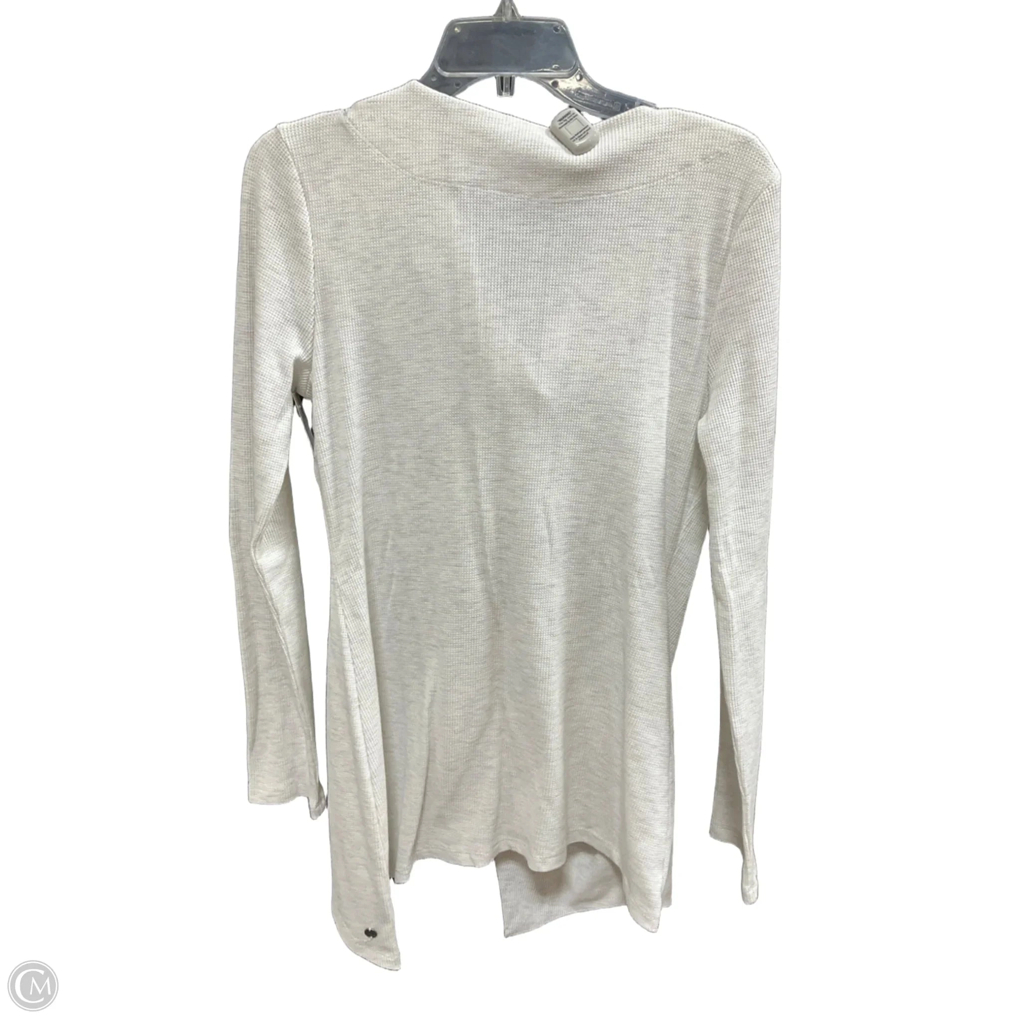 Athletic Top Long Sleeve Crewneck By Andrew Marc In Grey, Size: Xl