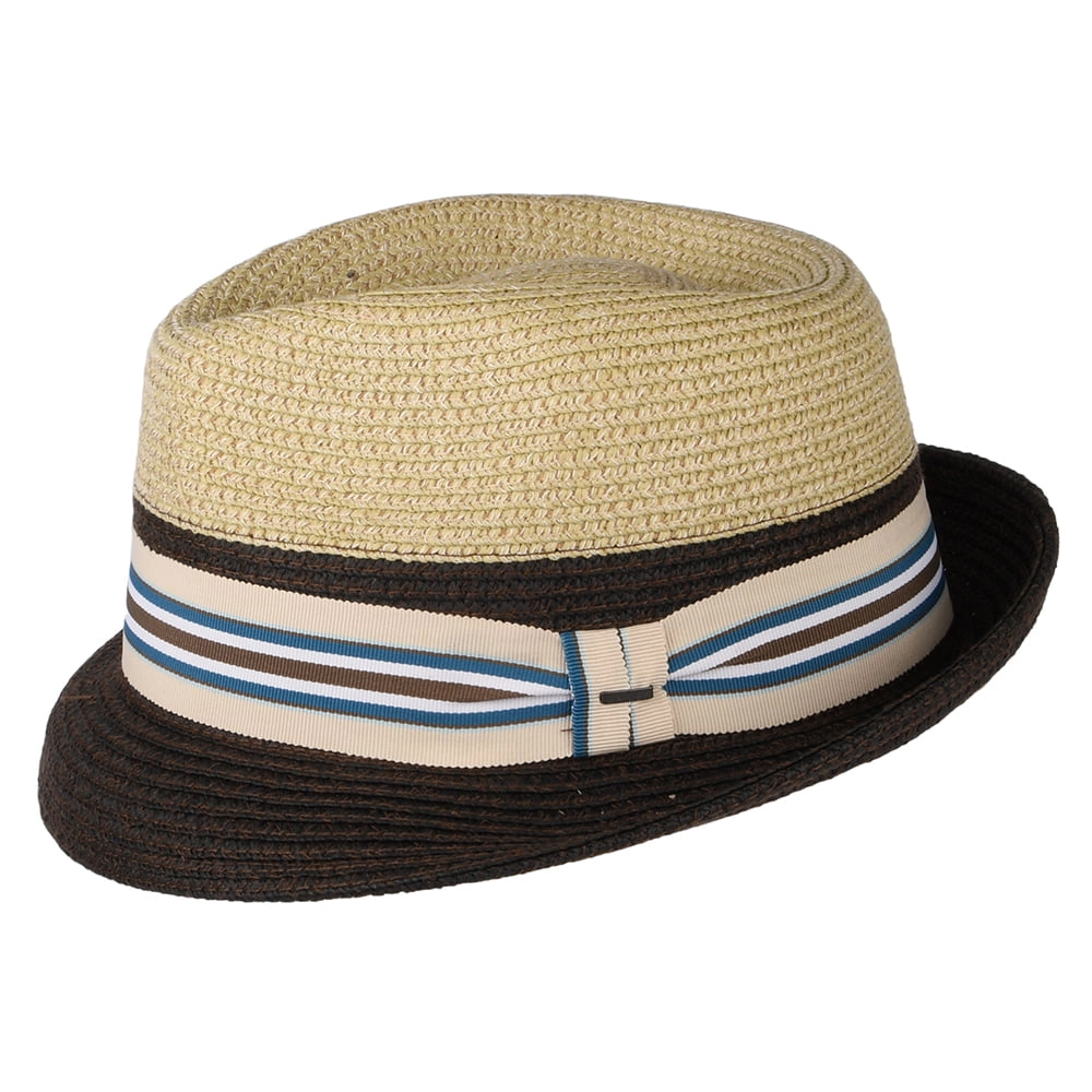 Bailey Hats Rokit Special Teardrop Trilby Hat - Brown