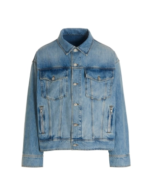 Balmain Washed Buttoned Denim Jacket