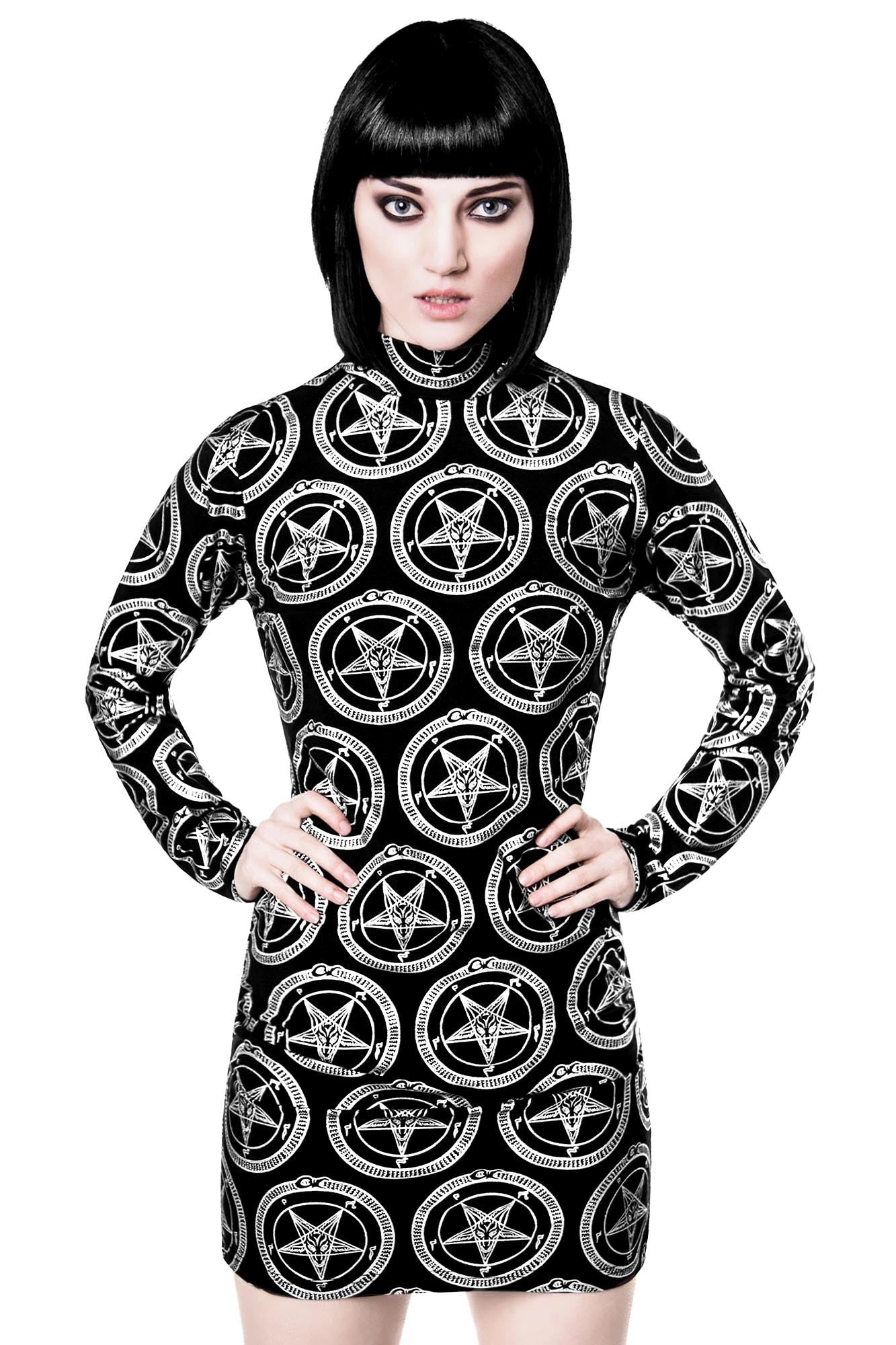 Baphomet L/S Weekend Dress [B] - Resurrect