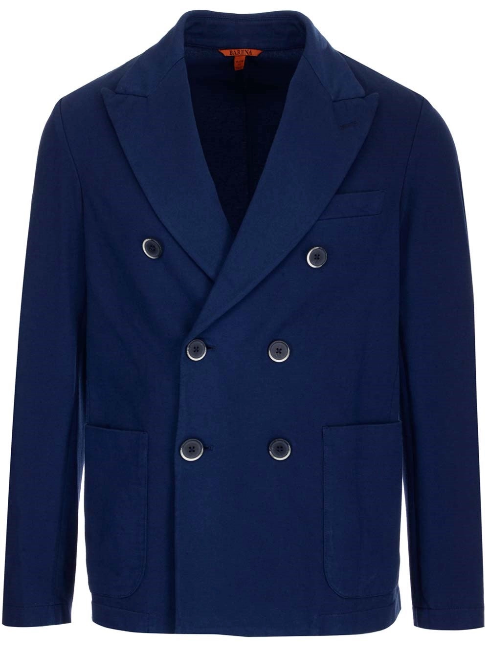 Barena Double-Breasted Straight Hem Blazer