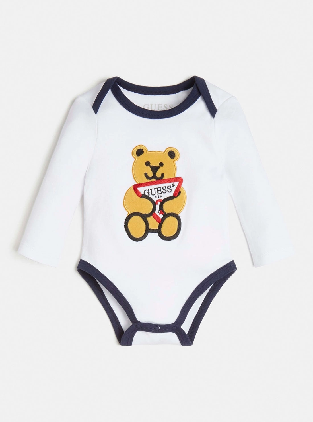 Blue and White Bear Bodysuit (0-12m)
