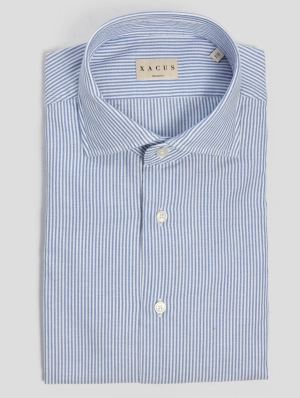 Blue/White Striped Cotton Shirt