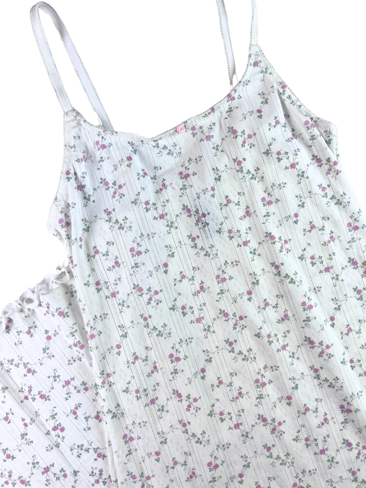 Blush Dream Cotton Pointelle Midi Dress