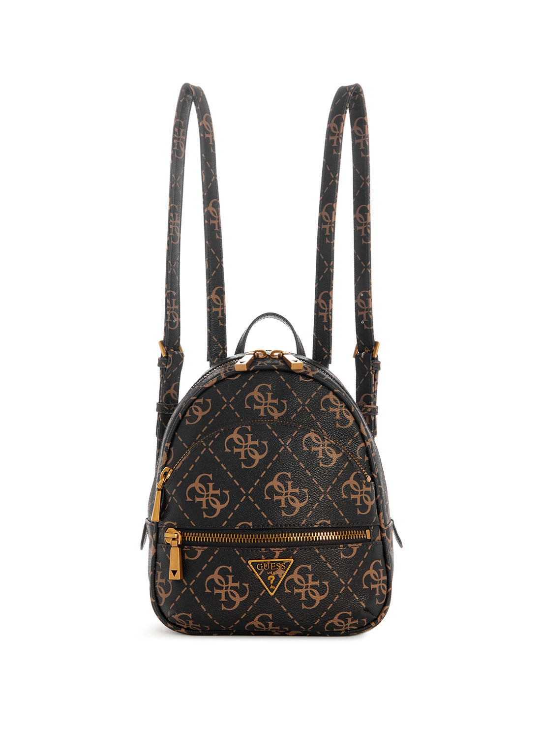 Brown Logo Manhattan Backpack