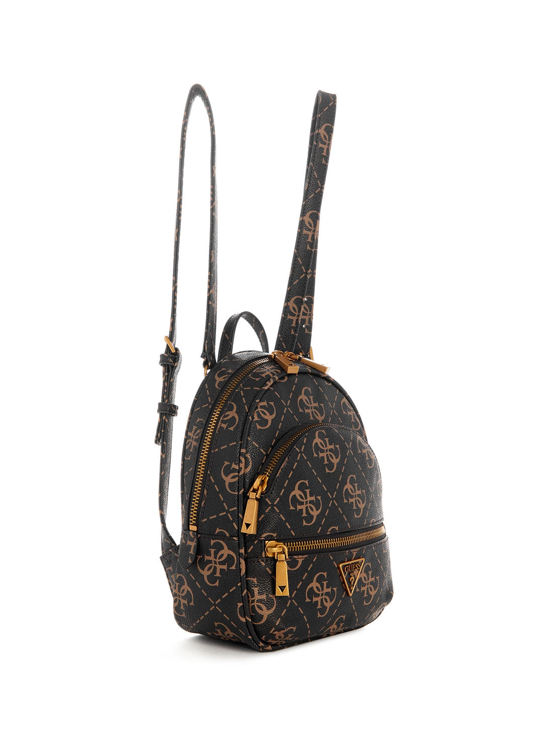 Brown Logo Manhattan Backpack