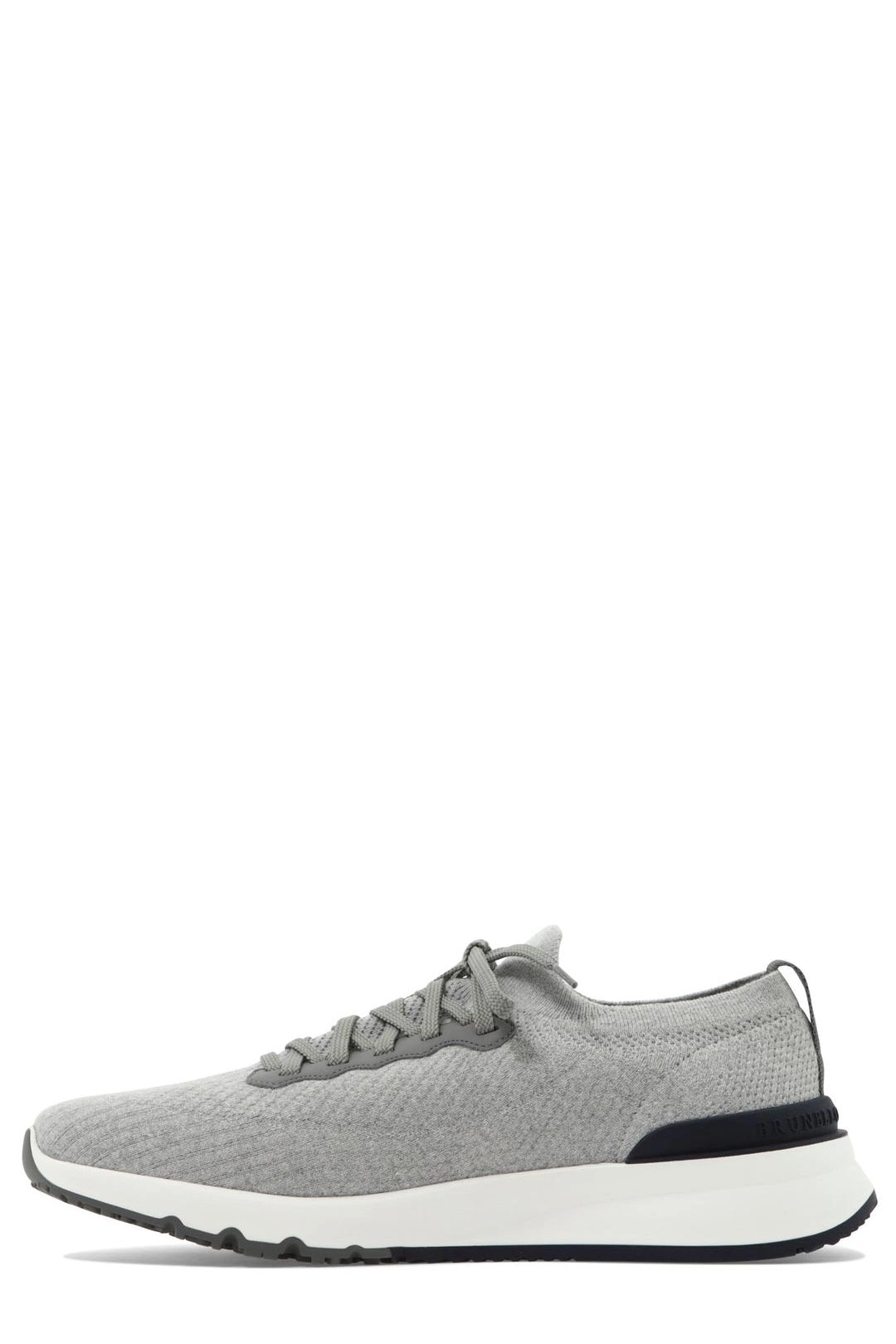 Brunello Cucinelli Knitted Lace-Up Sneakers