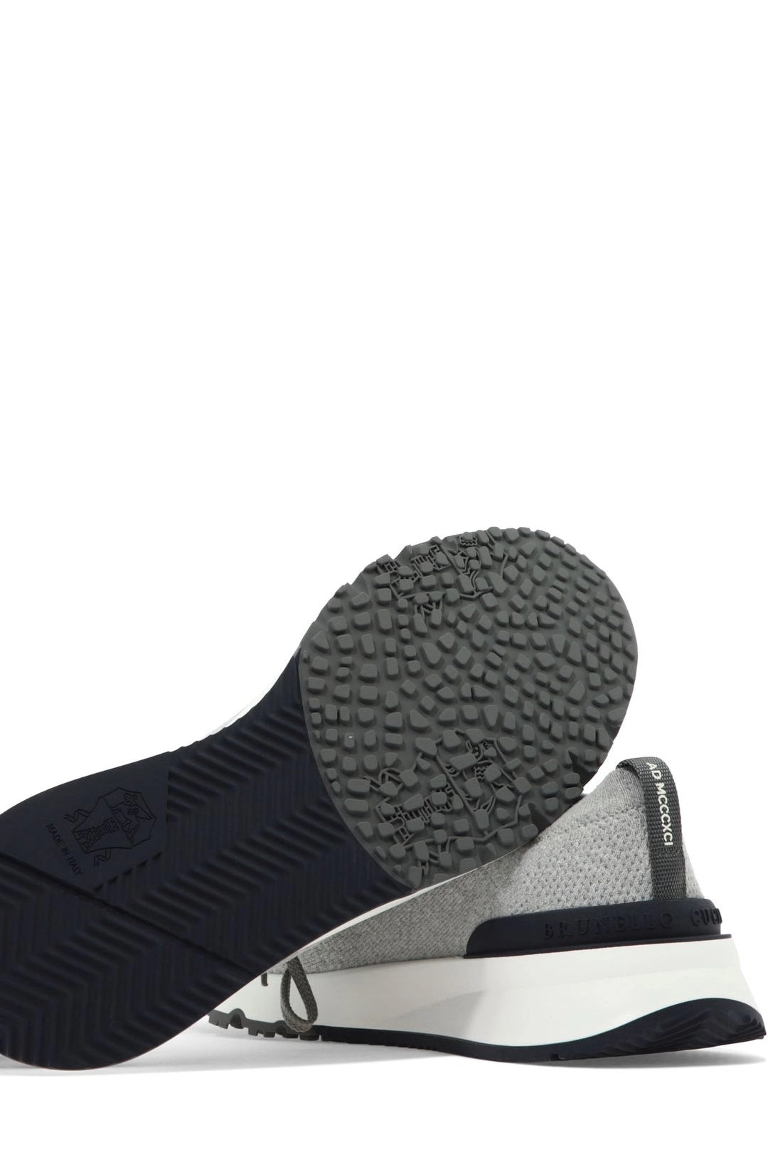 Brunello Cucinelli Knitted Lace-Up Sneakers