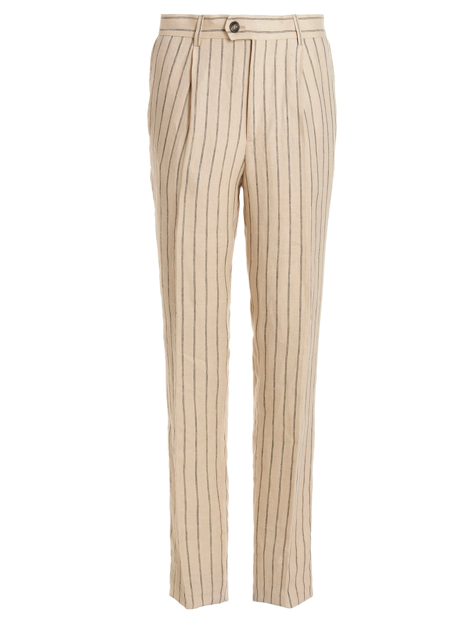 Brunello Cucinelli Striped Single Breasted Tailored Suits
