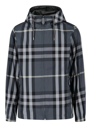 Burberry Checked Hooded Reversible Jacket