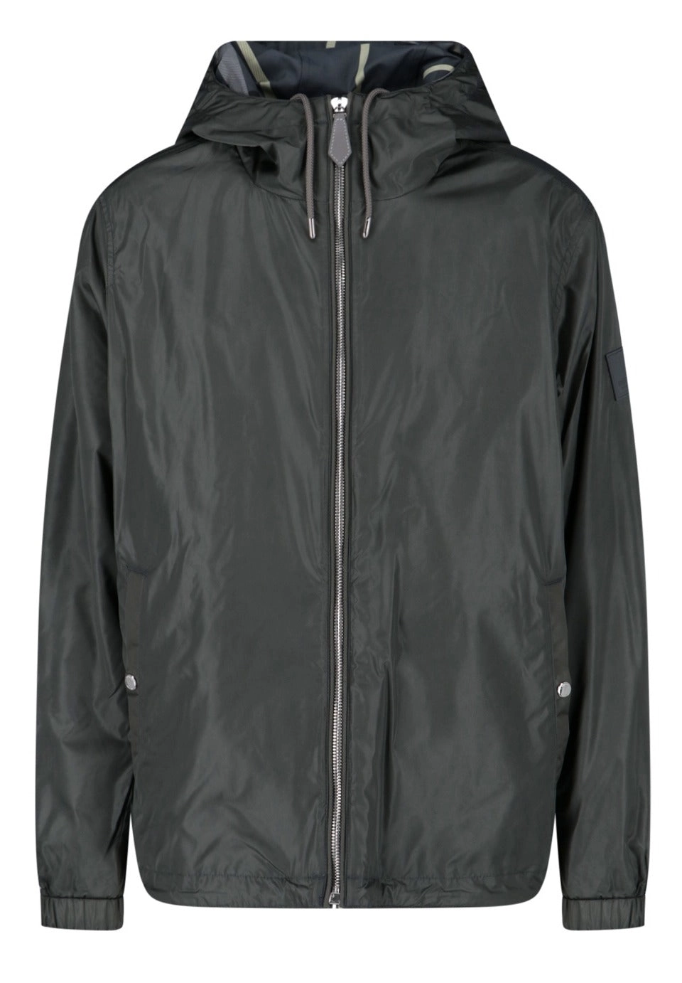Burberry Checked Hooded Reversible Jacket
