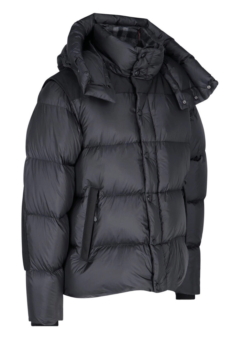 Burberry Detachable Sleeve Hooded Puffer Jacket