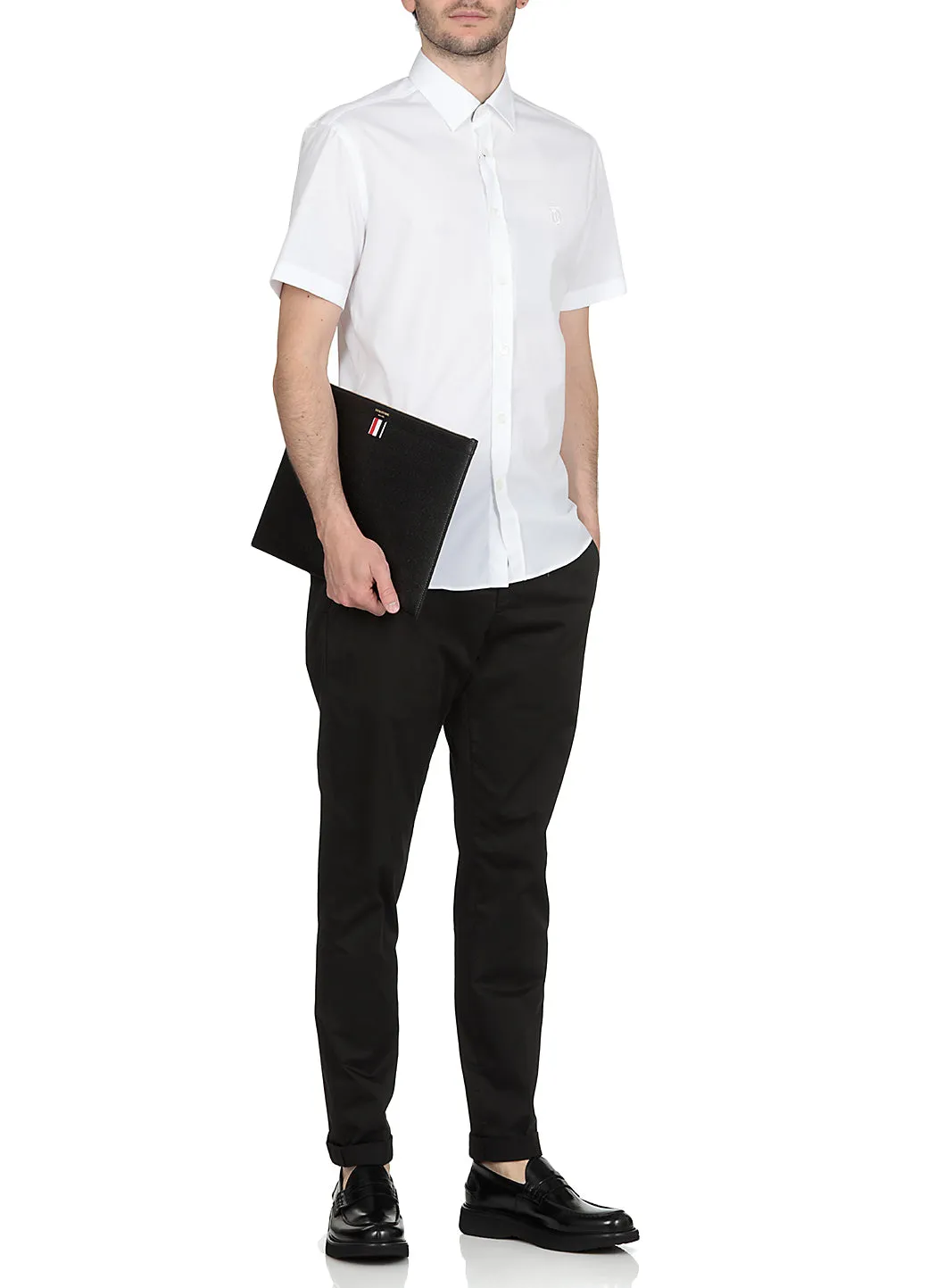 Burberry Monogram Logo Short-Sleeve Shirt