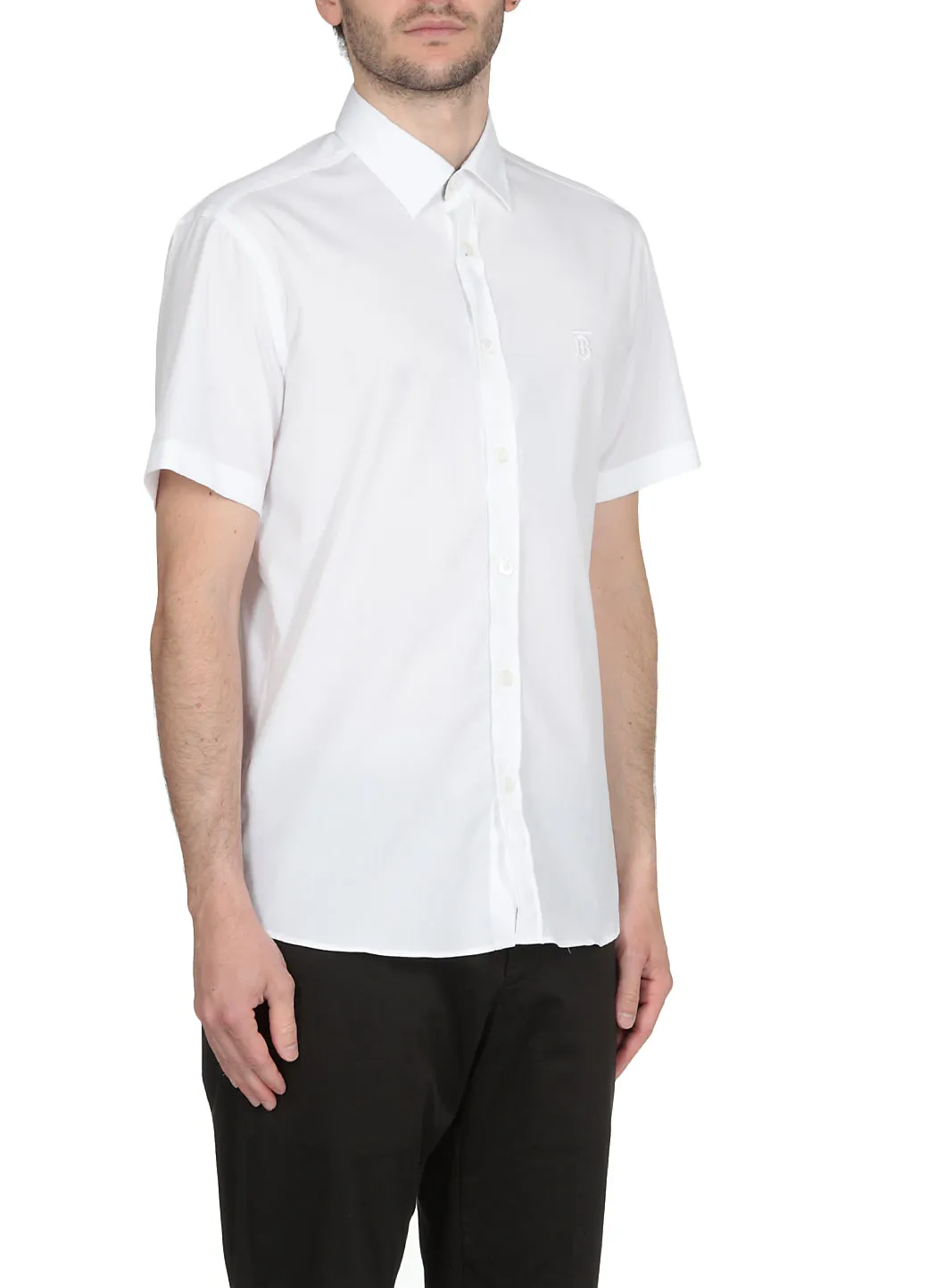 Burberry Monogram Logo Short-Sleeve Shirt