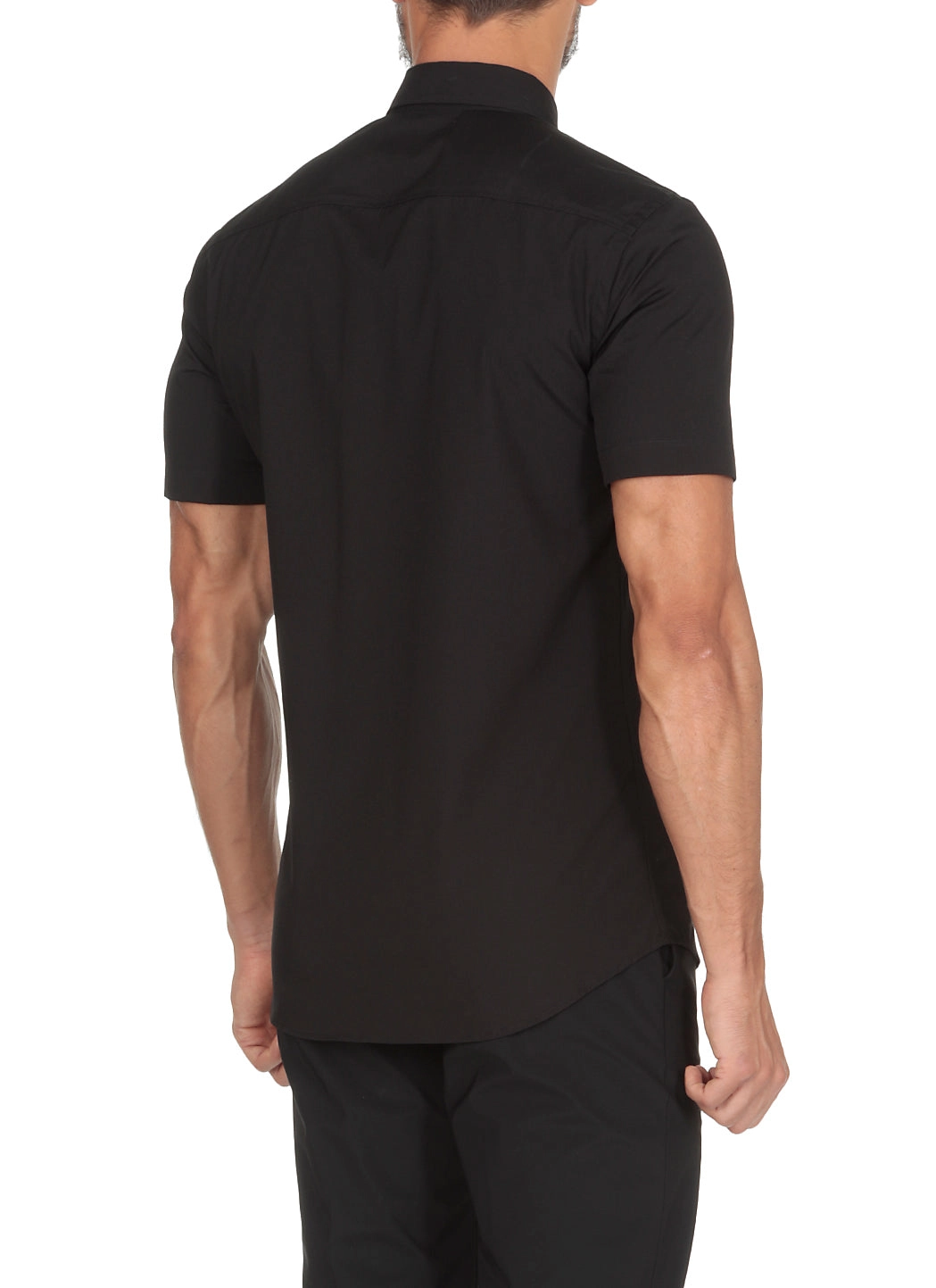 Burberry Monogram Motif Short Sleeve Shirt