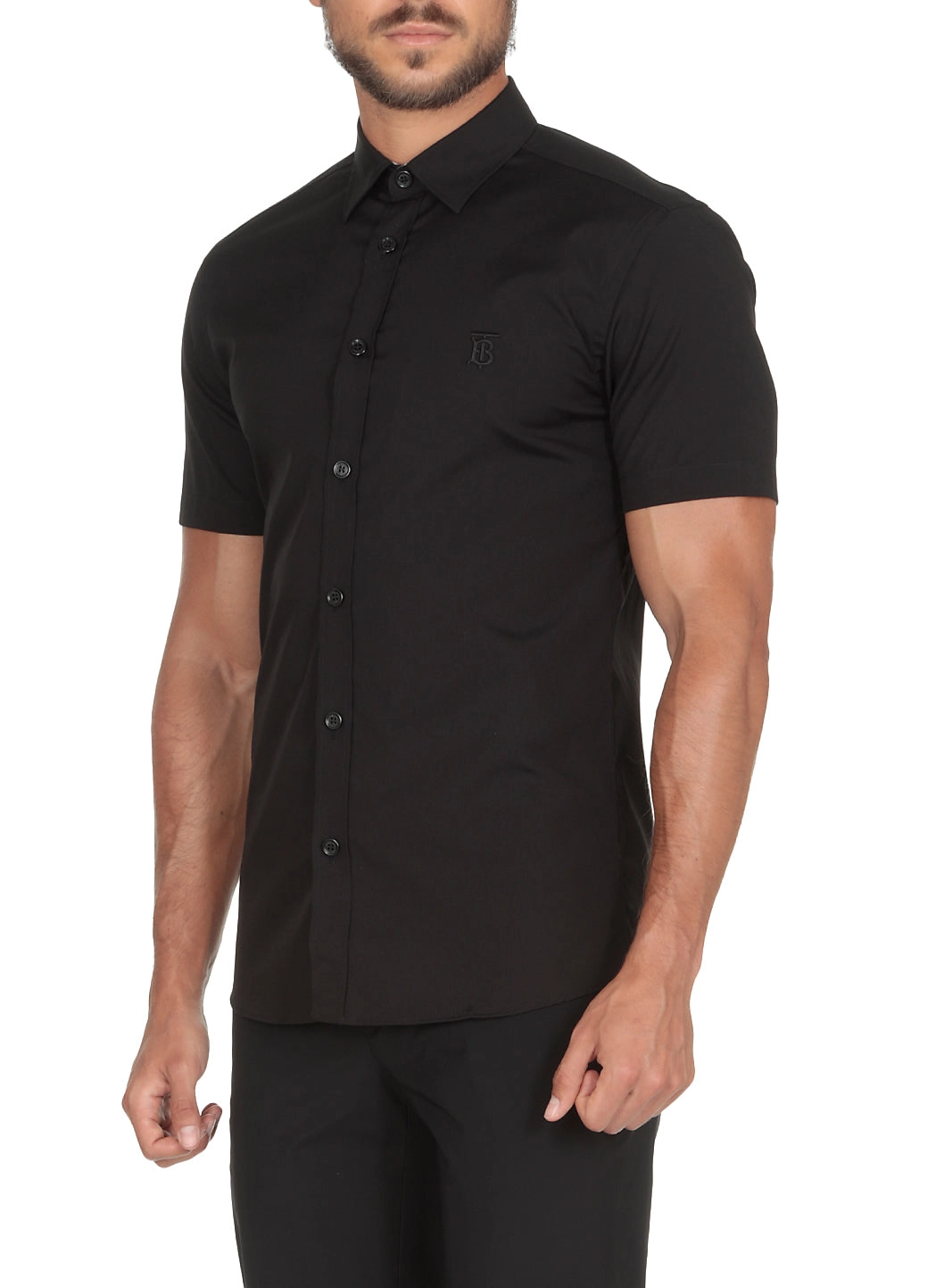 Burberry Monogram Motif Short Sleeve Shirt