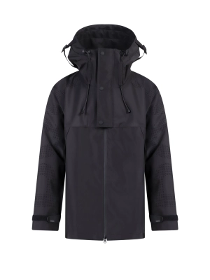 Burberry Perforated Logo Drawstring Hooded Jacket