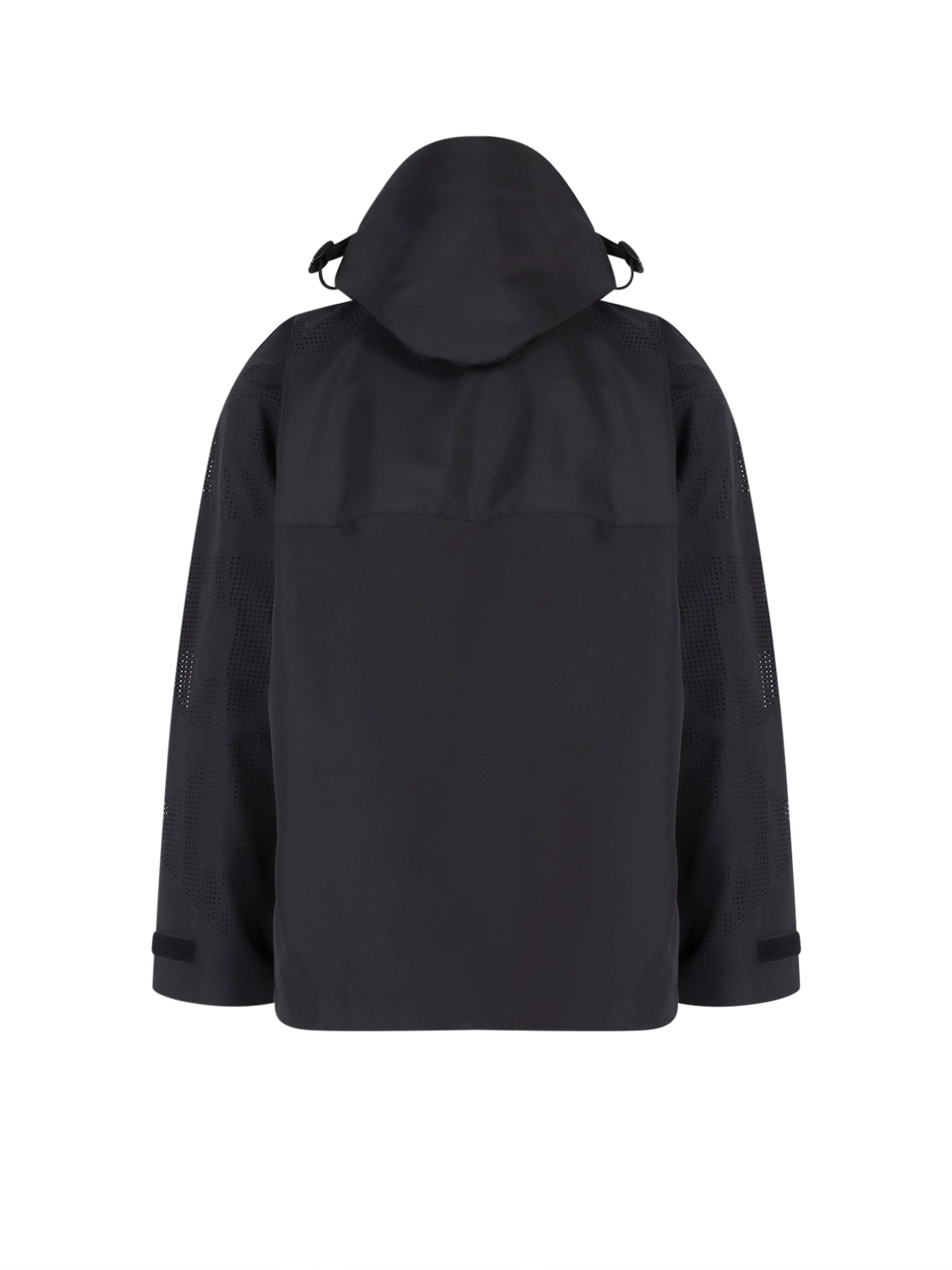 Burberry Perforated Logo Drawstring Hooded Jacket
