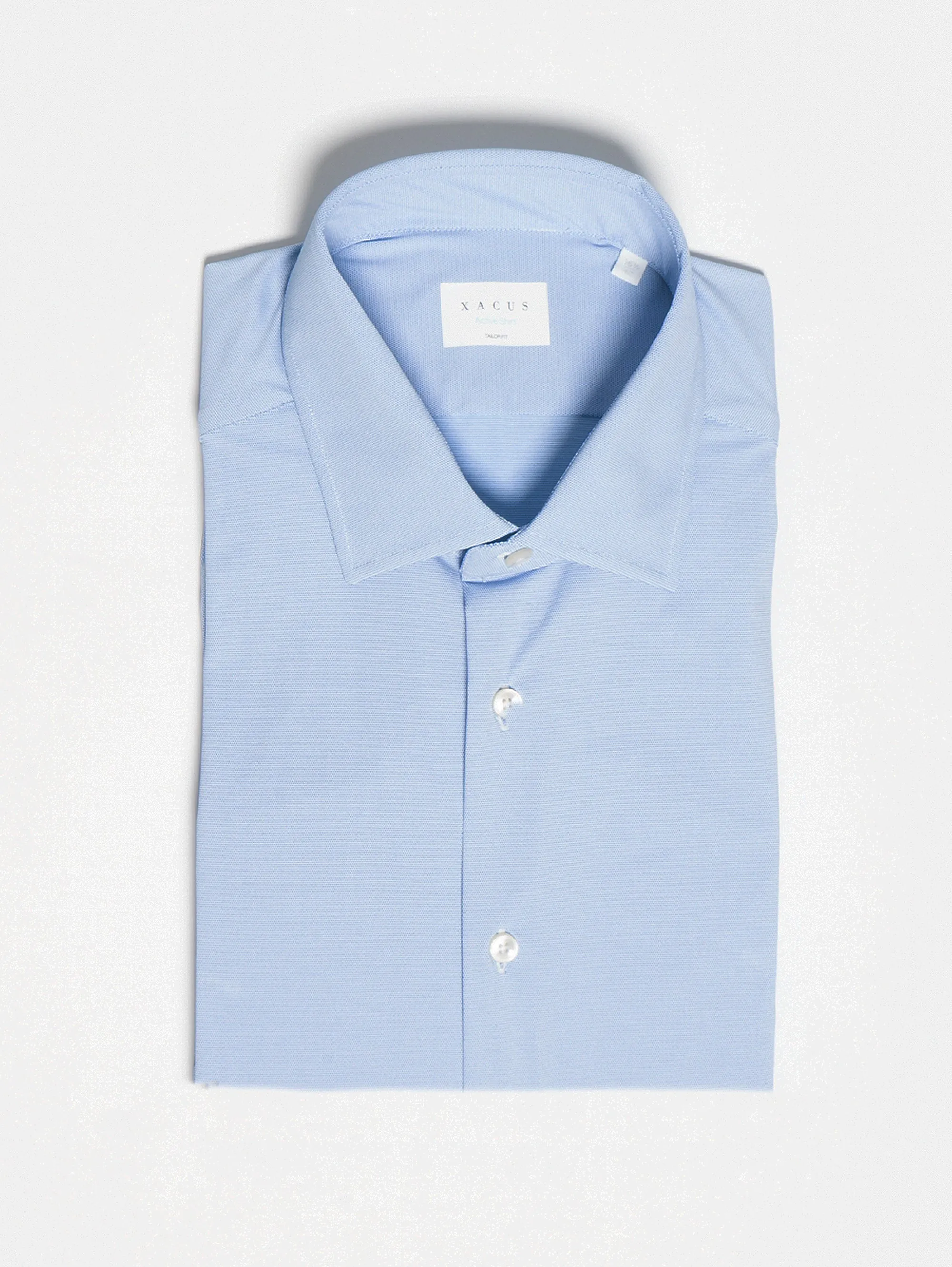 Camicia Active Shirt Micro Pois Celeste