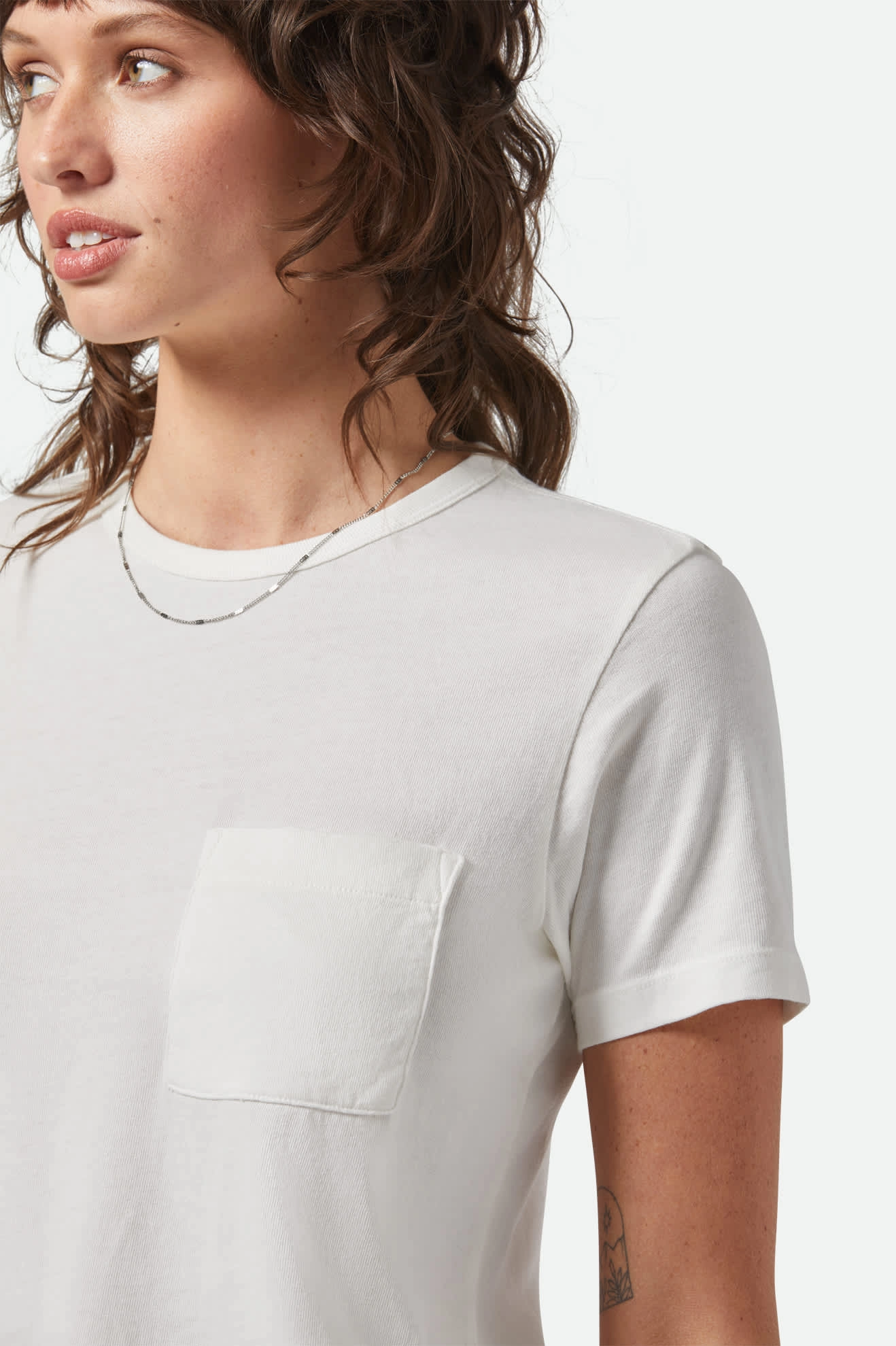 Carefree Organic Garment Dye Perfect T-Shirt - Off White