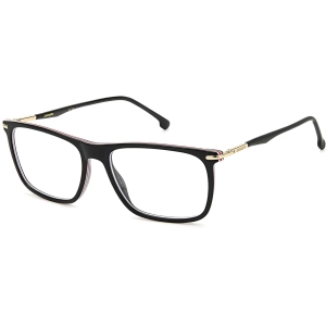 Carrera Men's Eyeglasses - Striped Black Acetate Full Rim Square Frame | 289 0M4P