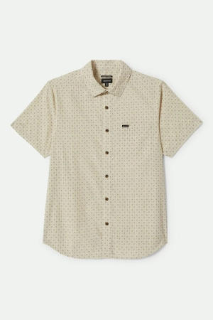 Charter Print S/S Shirt - Off White/Micro Floral