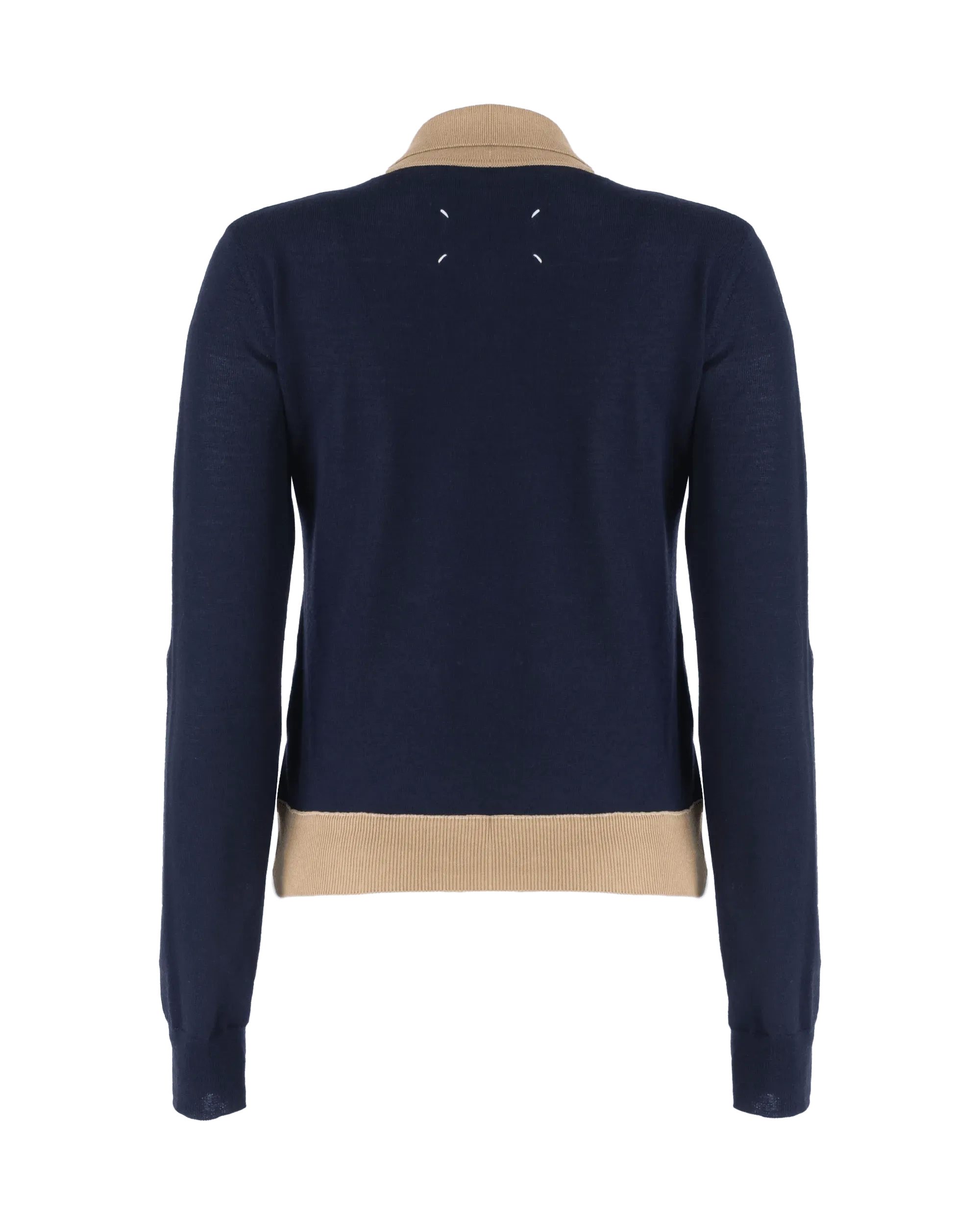 Color Block Polo Sweater