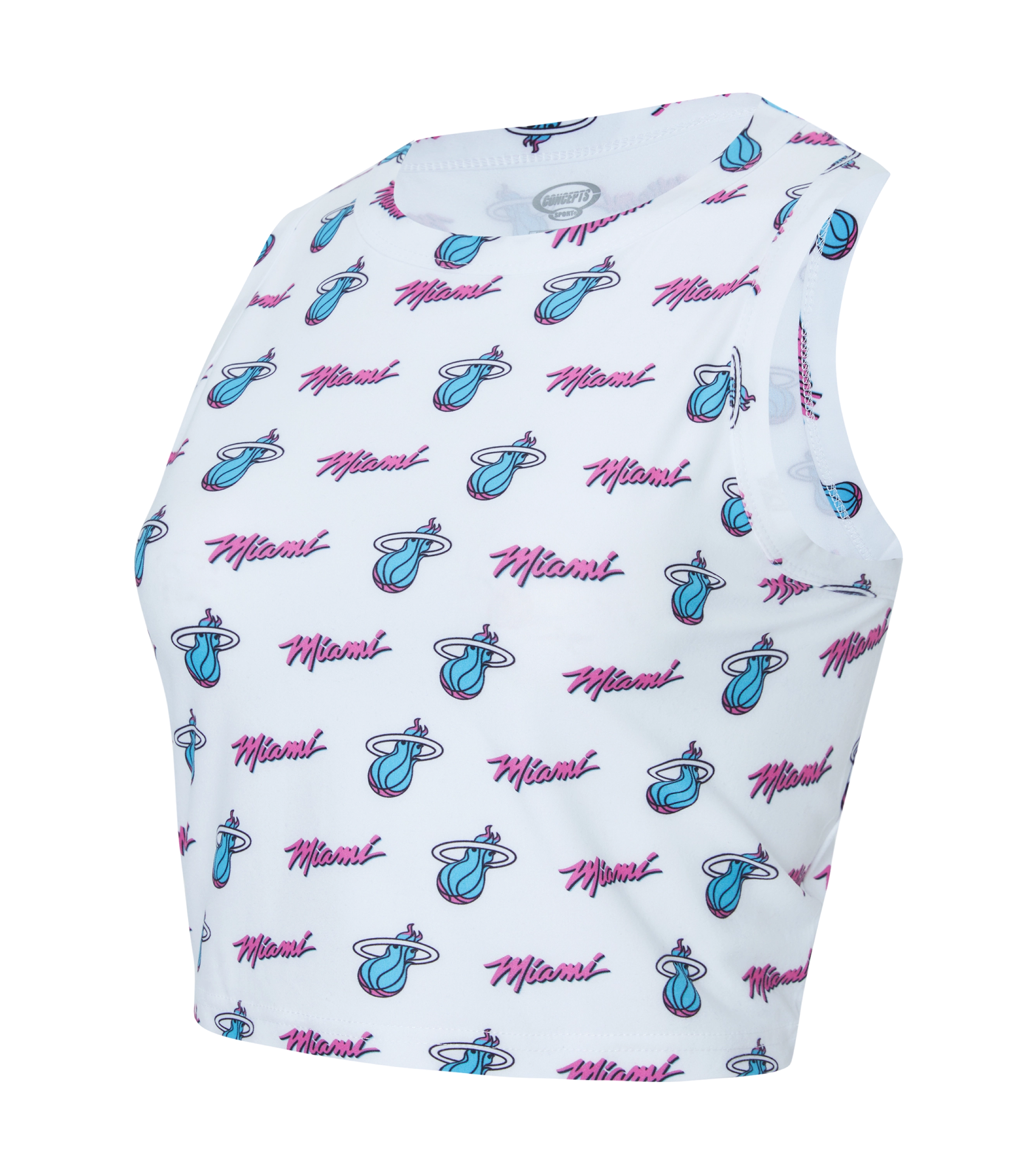 Concepts Sports Miami HEAT Original Vice Women's Cropped Tank