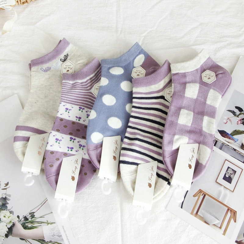 Cotton Socks 10 pairs - C4B 02 Short Style 2 Set