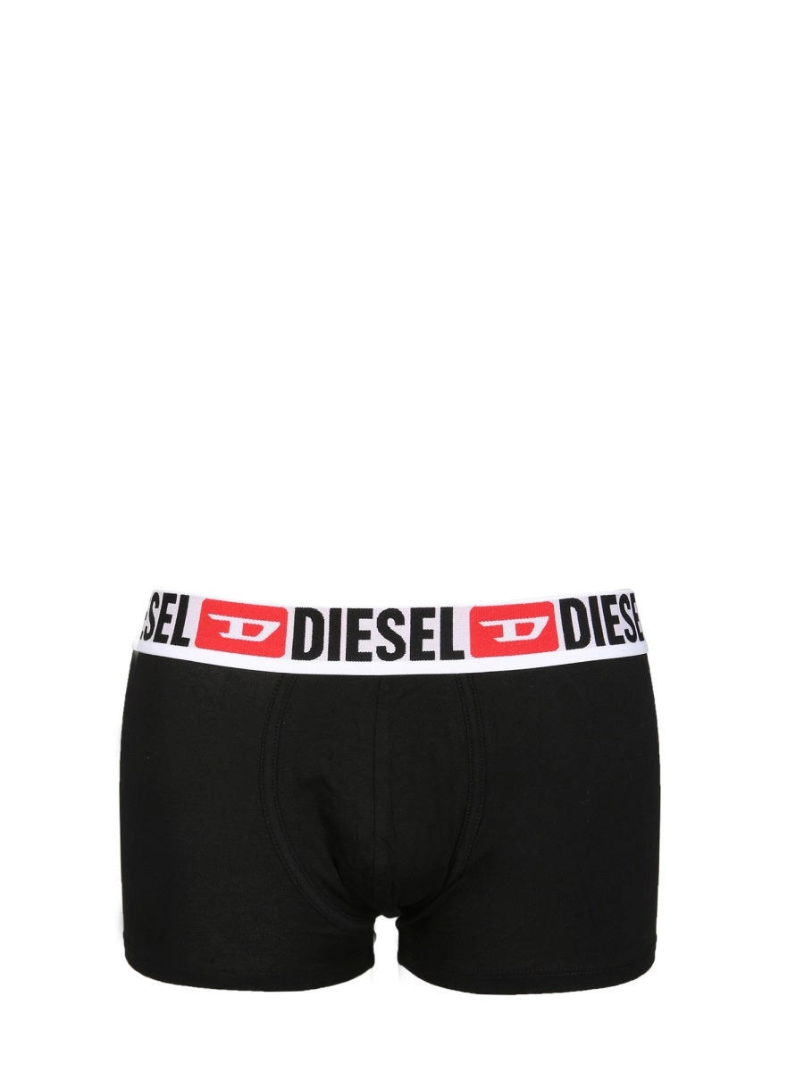 Diesel Logo Waistband Pack Of Three Boxers