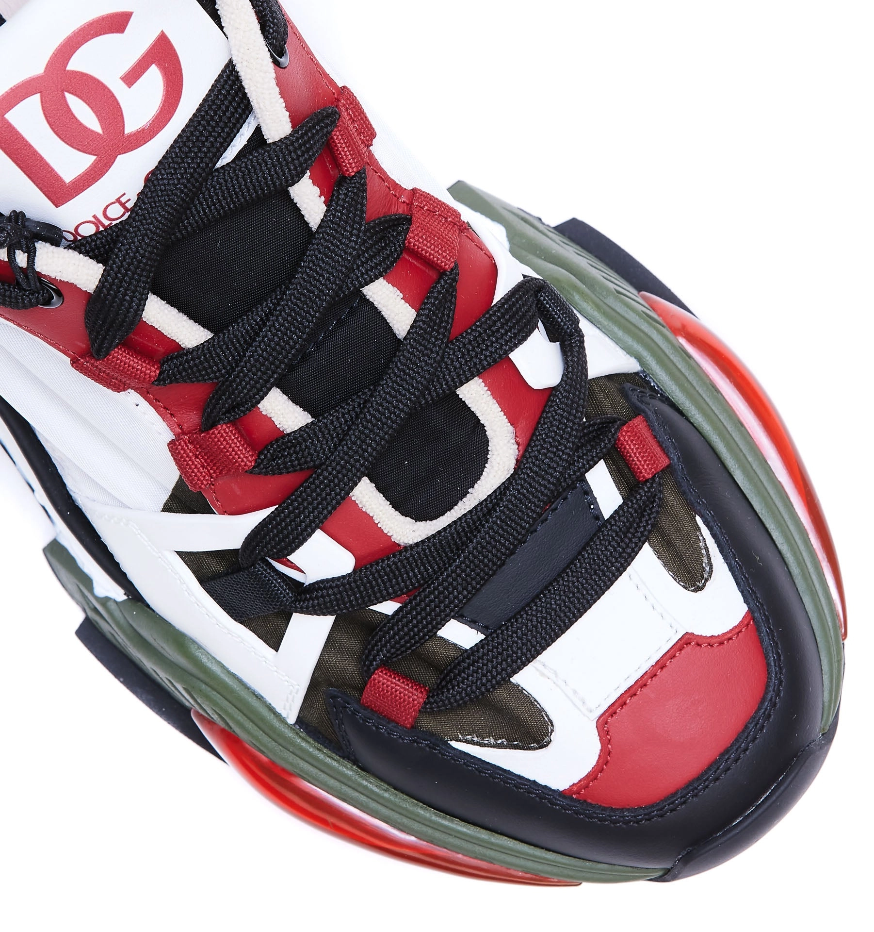 Dolce & Gabbana Panelled Lace-Up Sneakers