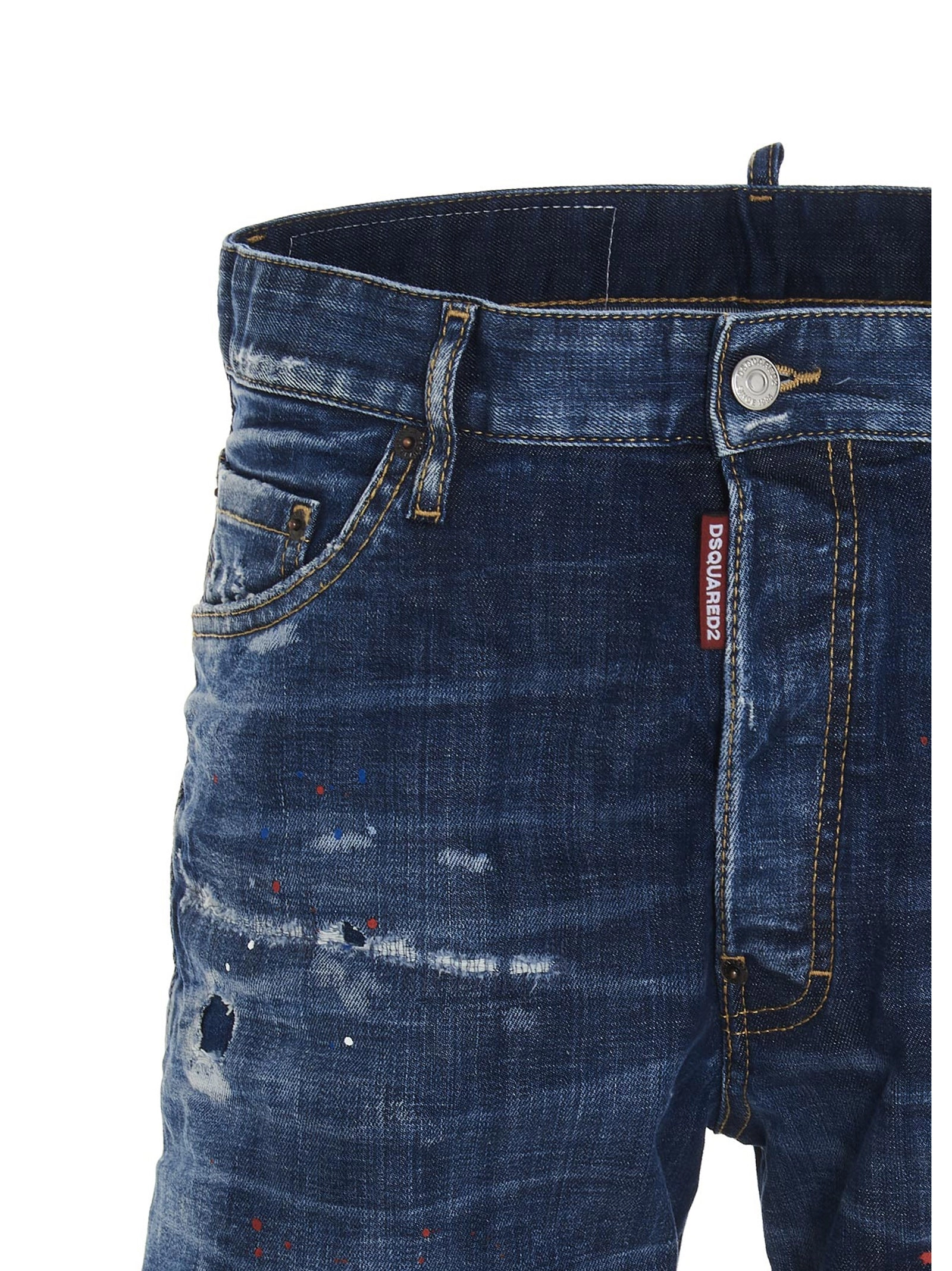 Dsquared2 Distressed Denim Shorts
