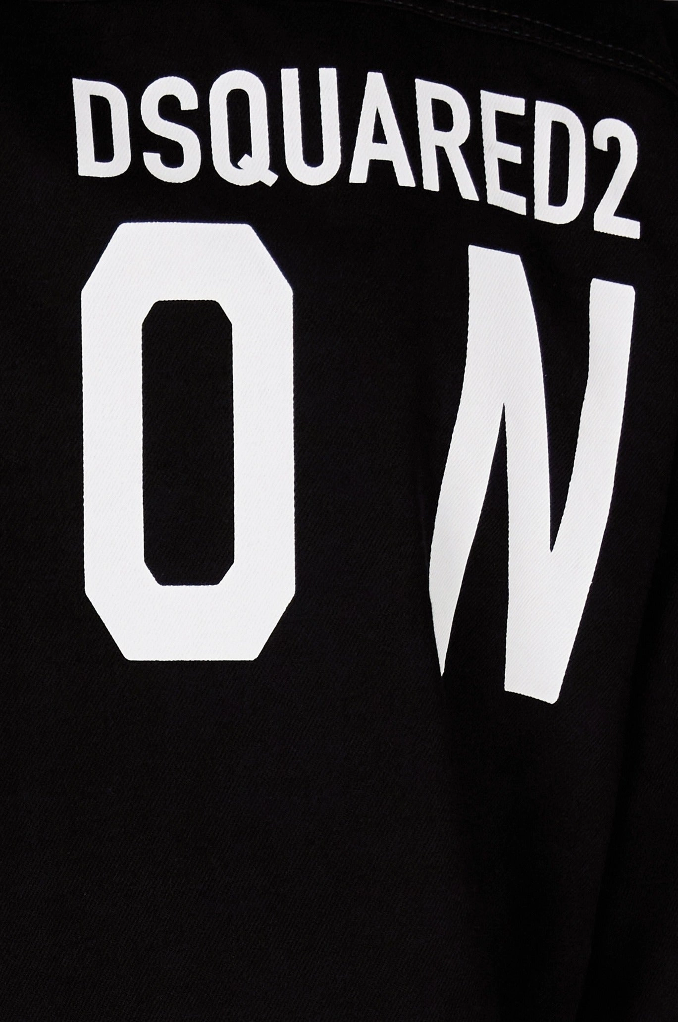 Dsquared2 Icon Logo Printed Denim Jacket