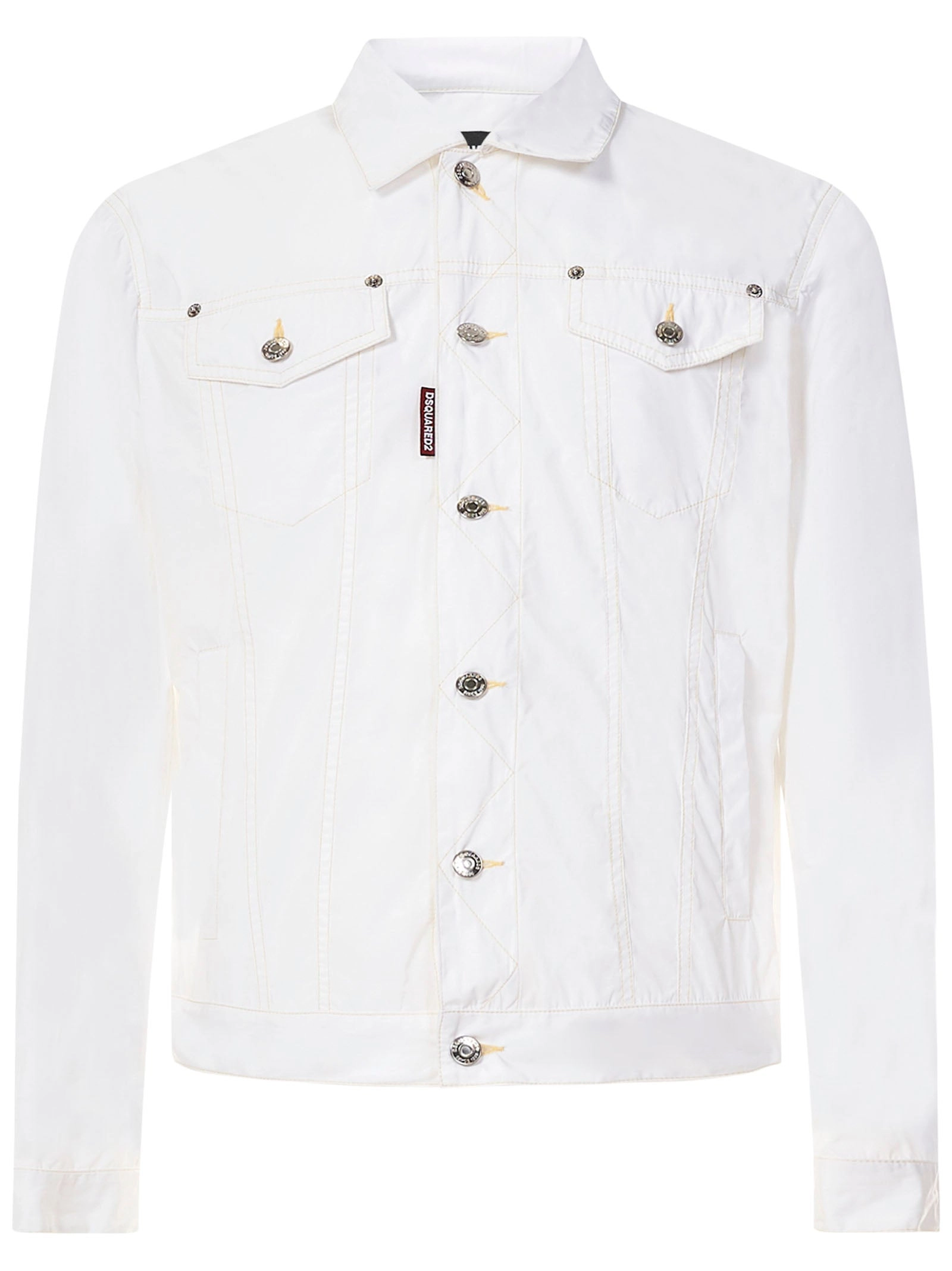 Dsquared2 Logo Patch Button Fastening Jacket