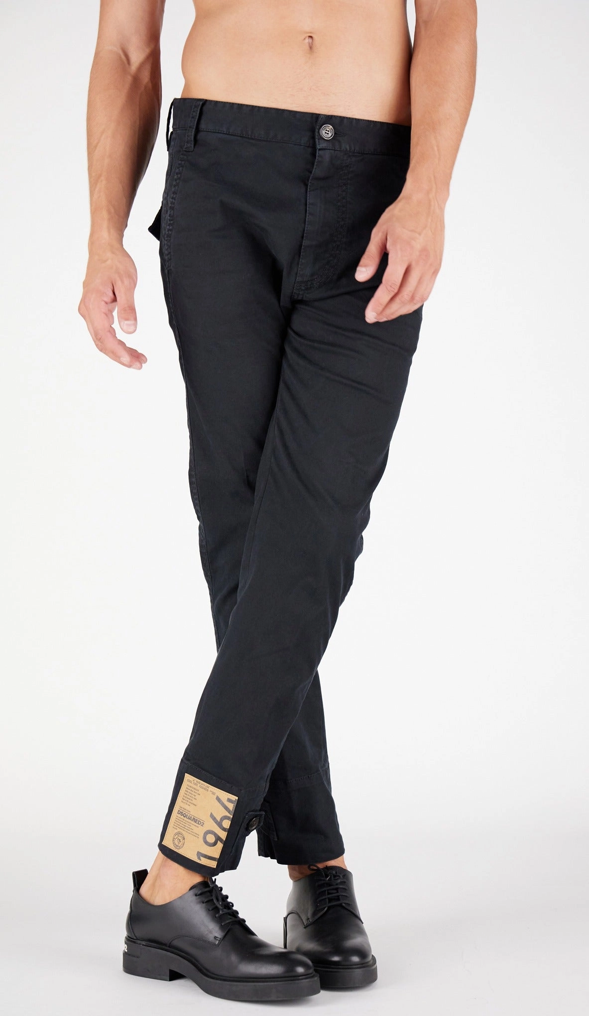 Dsquared2 Logo Patch Chino Pants