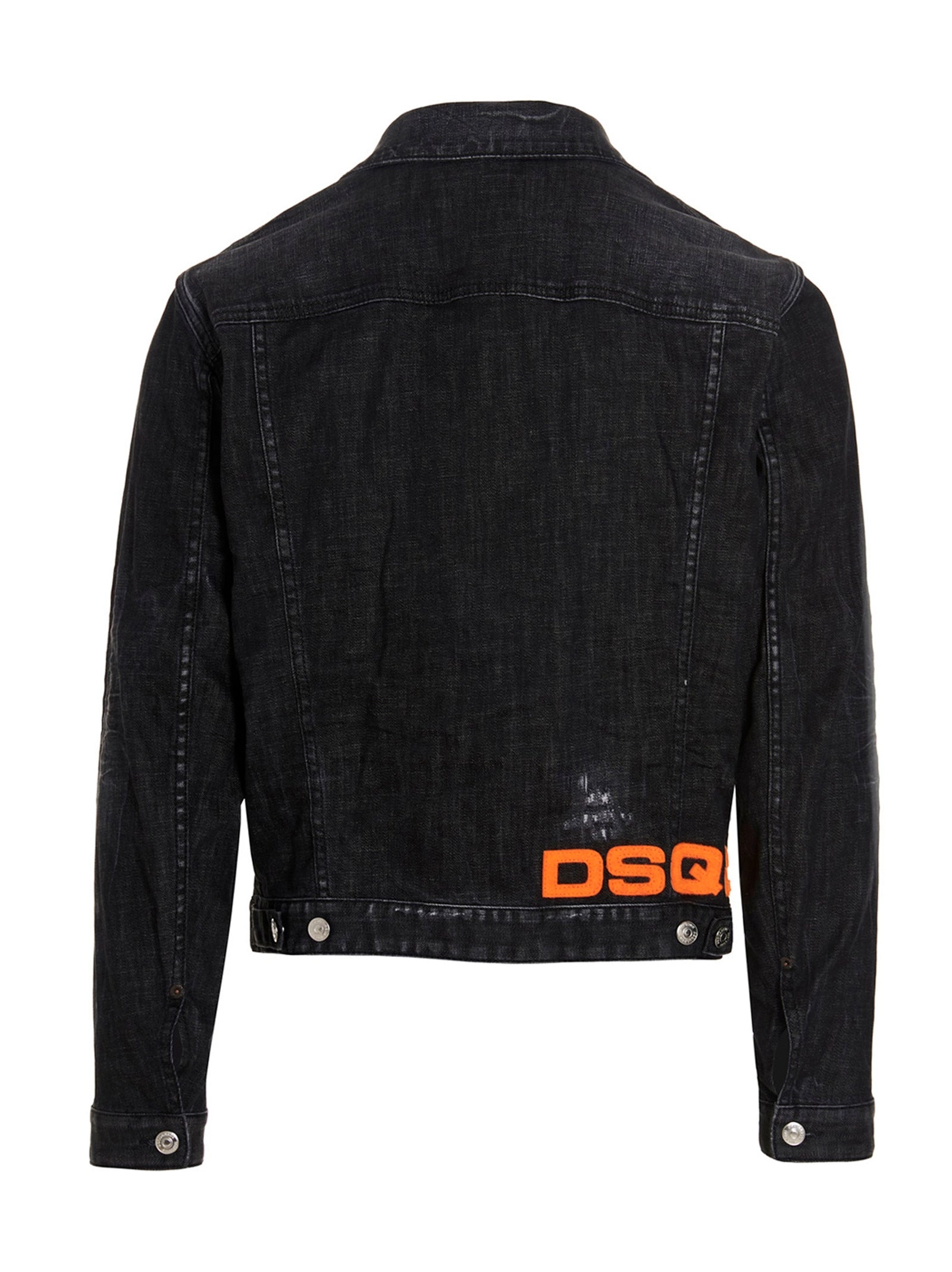Dsquared2 Logo Printed Denim Jacket